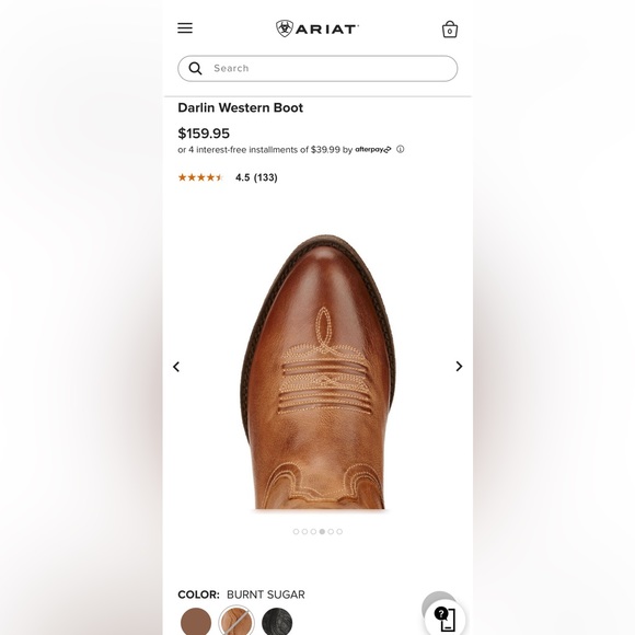 ARIAT Darlin Western Boot 👢 - Picture 4 of 12